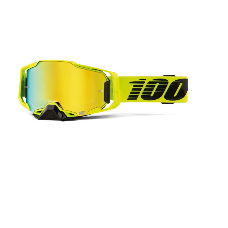 Ochelari Atv/Cross 100% ARMEGA Nuclear citrus lentila oglinda galben