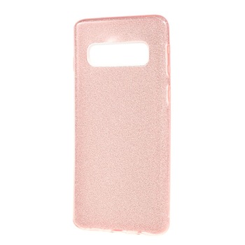Husa Samsung S10e silicon 3 in 1 cu sclipici Rose Husa Samsung S10e silicon 3 in 1 cu sclipici Rose