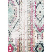 Covor cu print digital Kring Roma, 160x230 cm, 60% bumbac + 40% poliester, Multicolor