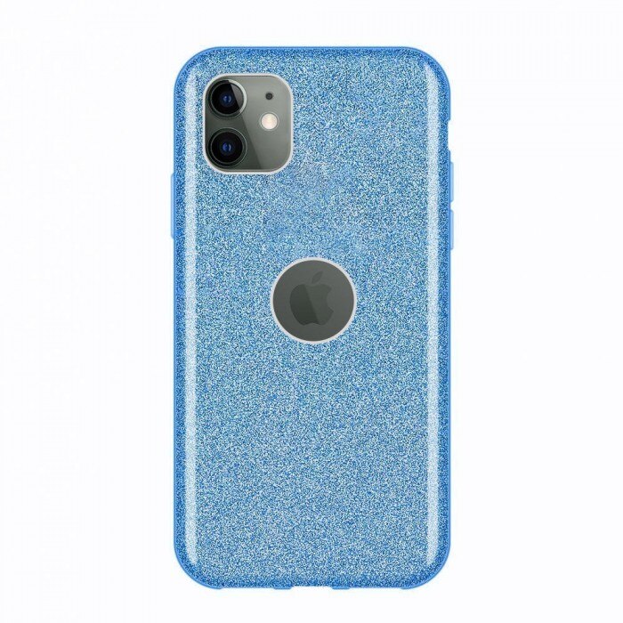 Husa Glitter Wozinsky, Shining Case, iPhone 11, Albastru