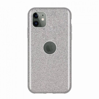 Husa Glitter Wozinsky, Shining Case, iPhone 11, Argintiu Husa Glitter Wozinsky, Shining Case, iPhone 11, Argintiu