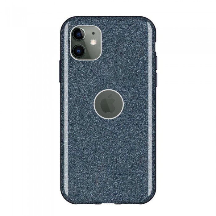 Husa Glitter Wozinsky, Shining Case, iPhone 11, Negru