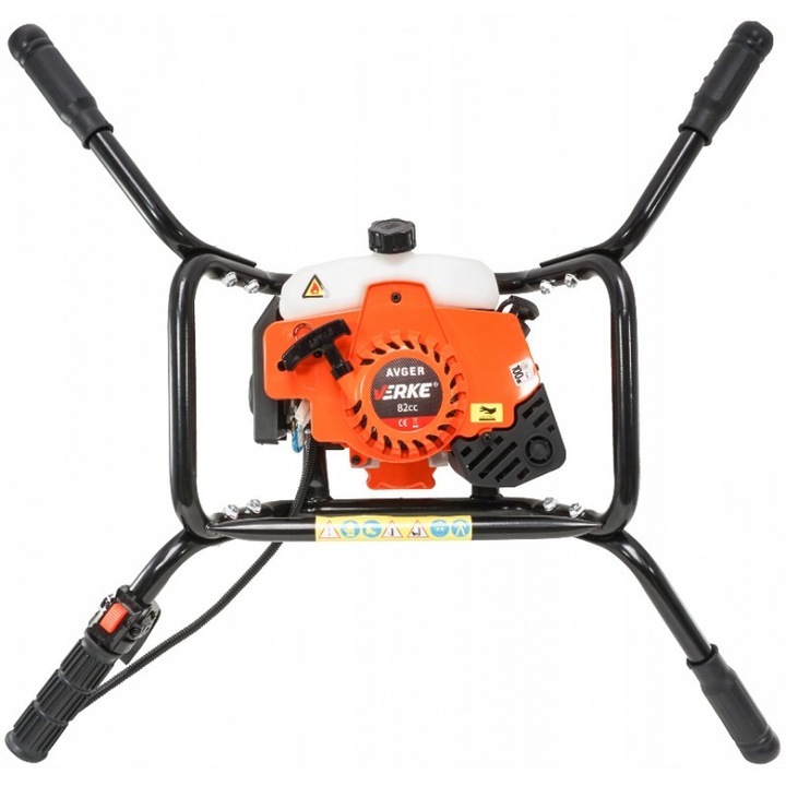 Motoforeza de pamant 4CP motor 2 timpi VERKE 82cc V90043 CUPLU MARE