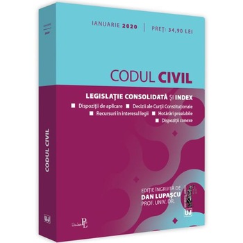 Codul civil. Ianuarie 2020 - Dan Lupascu Codul civil. Ianuarie 2020 - Dan Lupascu