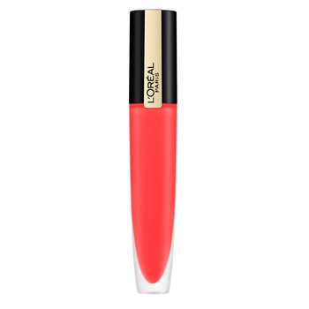 Ruj lichid mat L'Oreal Paris Rouge Signature Parisian Sunset 132 I Radiate, 7 ml Ruj lichid mat L'Oreal Paris Rouge Signature Parisian Sunset 132 I Radiate, 7 ml