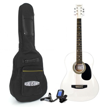 Set chitara acustica Orlando alba 4/4 39 Set chitara acustica Orlando alba 4/4 39