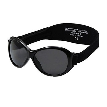 Ochelari de soare cu protectie UV, Copii 0-2 ani, Banz, Oval Black