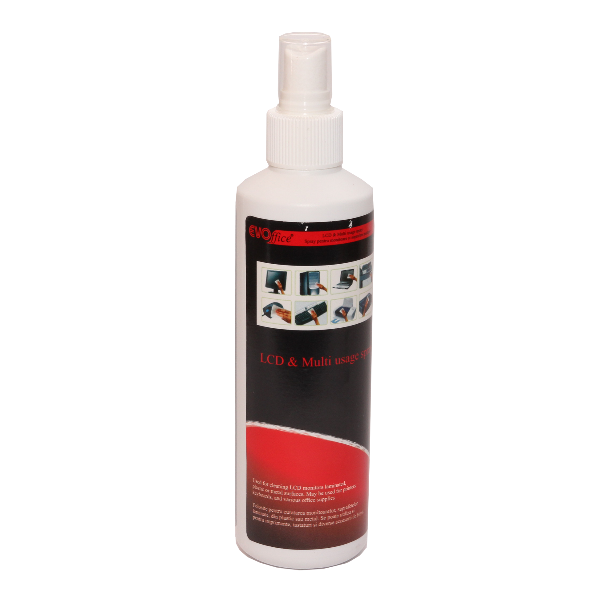 Spray pentru curatare EVOffice, suprafete multiple, 250 ml