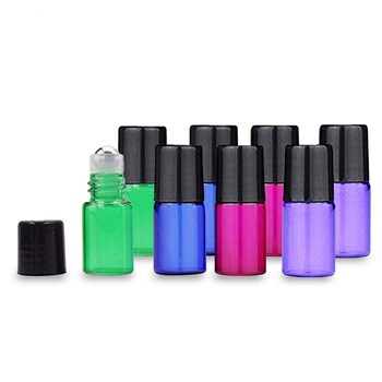Set 8 sticle de 2ml cu roll-on ZAJA®, pentru uleiuri esentiale, aromaterapie, multicolor Set 8 sticle de 2ml cu roll-on ZAJA®, pentru uleiuri esentiale, aromaterapie, multicolor