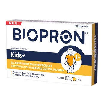 Supliment alimentar Biopron Kids+ Walmark, 10 capsule Supliment alimentar Biopron Kids+ Walmark, 10 capsule