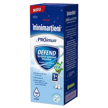 Supliment alimentar Minimartieni PROimun Defend Walmark, sirop 150ml Supliment alimentar Minimartieni PROimun Defend Walmark, sirop 150ml