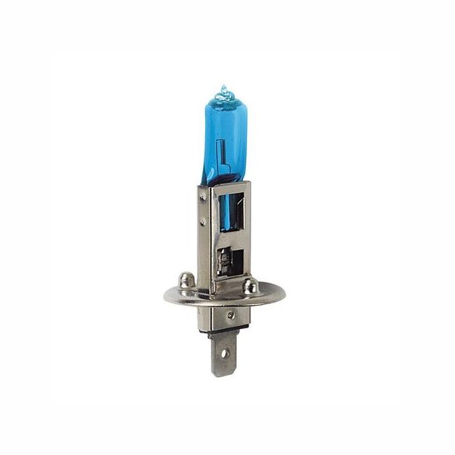 Set 2 becuri halogene Blu-Xe H1, 12V, 55W, P14.5s