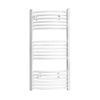 Radiator baie tip scarita din otel Termax 600/1490, curbat, 1082W, Alb Radiator baie tip scarita din otel Termax 600/1490, curbat, 1082W, Alb