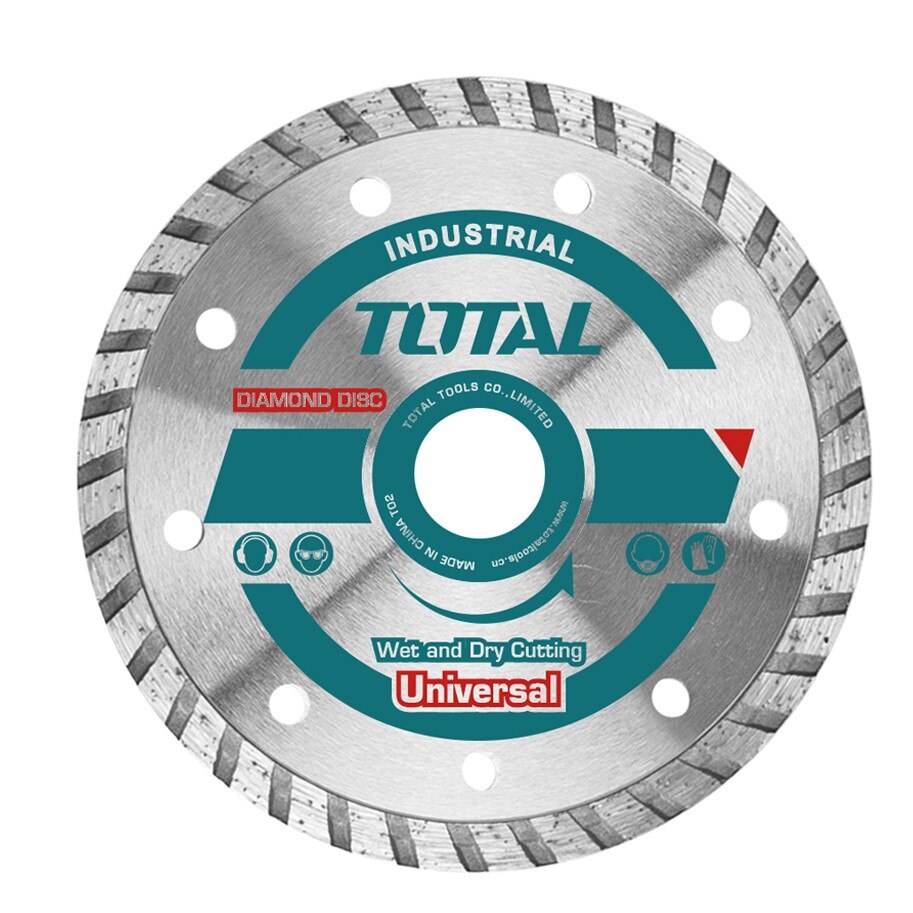 Disc debitare beton Total, albastru 115mm, 10 mm latime