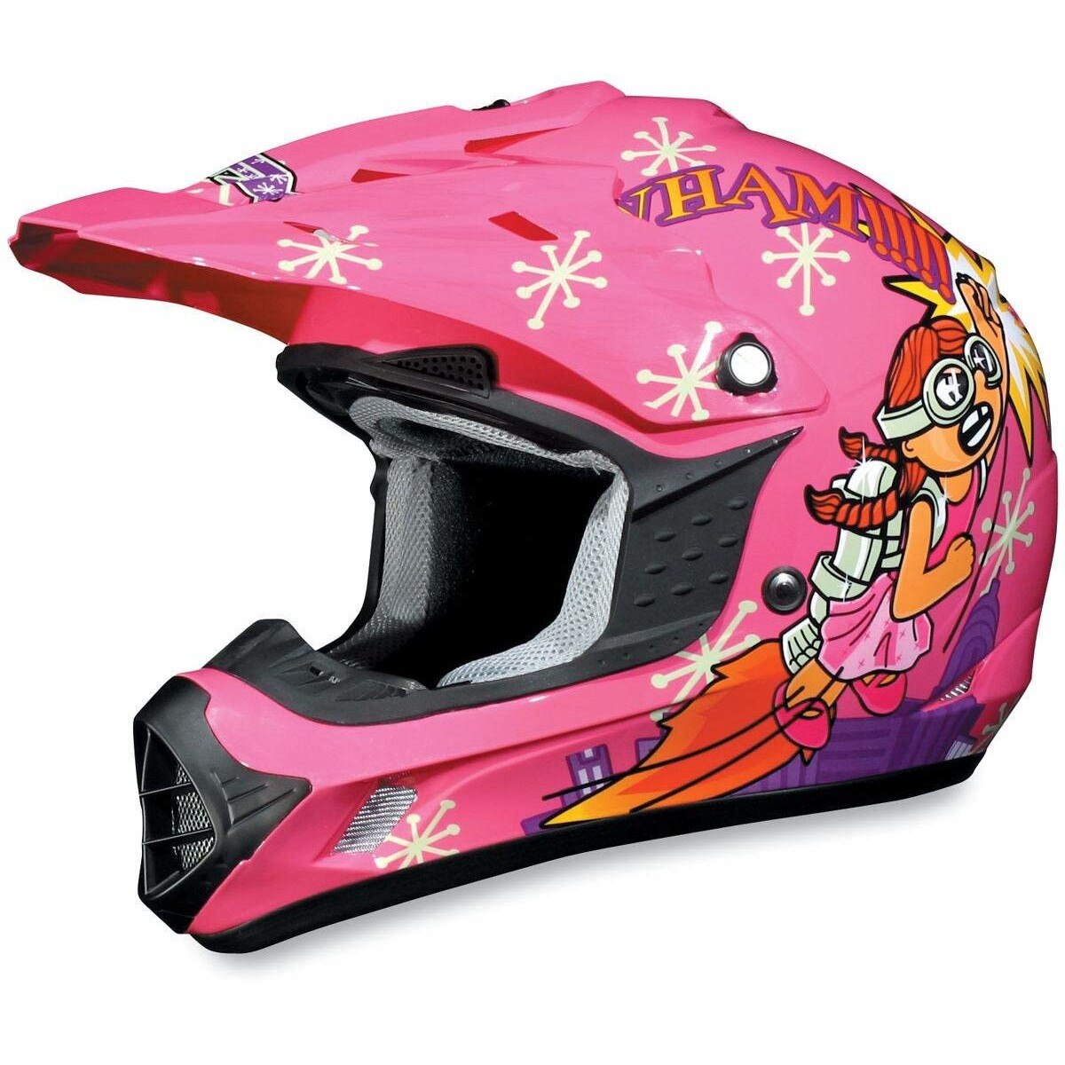 Casca Copii Motocros/Atv AFX FX-17YE Rocket Roz marime L
