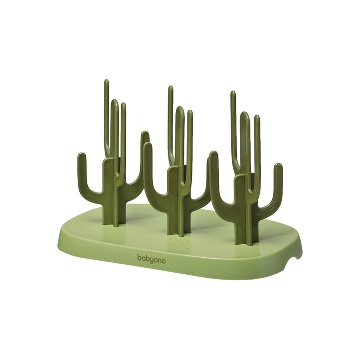 Suport pentru biberoane, Cactus, verde