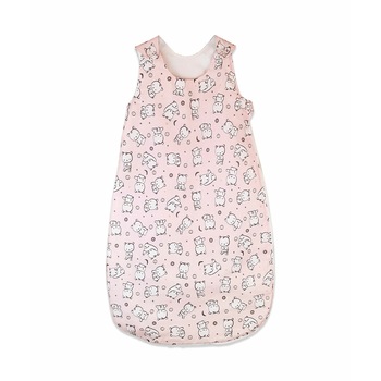 Sac de dormit, KidsDecor, vara 0.5 tog Baby Bear roz 95 cm Sac de dormit, KidsDecor, vara 0.5 tog Baby Bear roz 95 cm