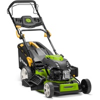 Masina de tuns iarba, Fieldmann, Pe benzina, 170cc, 51cm, 62L, Verde/Negru