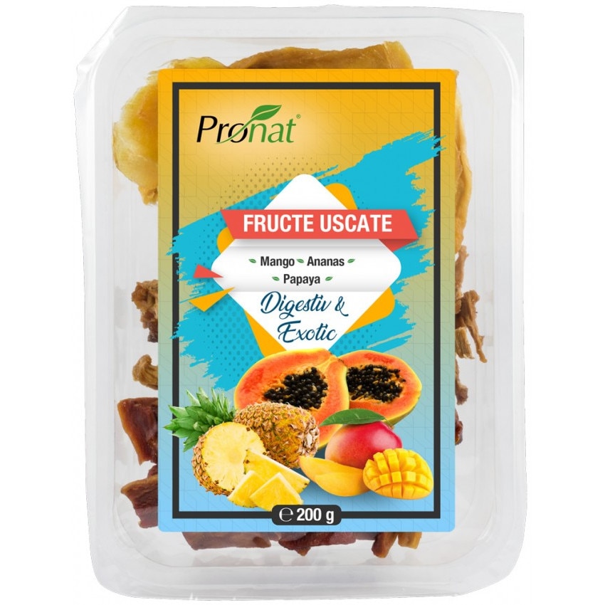 Mix de fructe uscate „digestiv & exotic” 200g