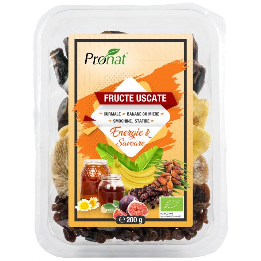 Mix bio de fructe uscate „energie & savoare” 200g