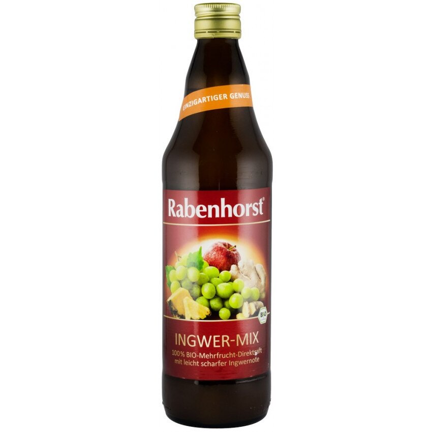 Suc BIO multifruct cu ghimbir - Rabenhorst, 750 ml