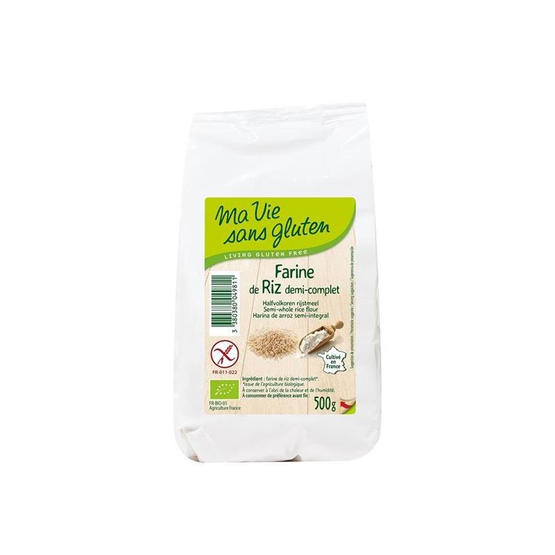 Faina de Orez Semi-Integral Bio Ma Vie Sans Gluten 500gr
