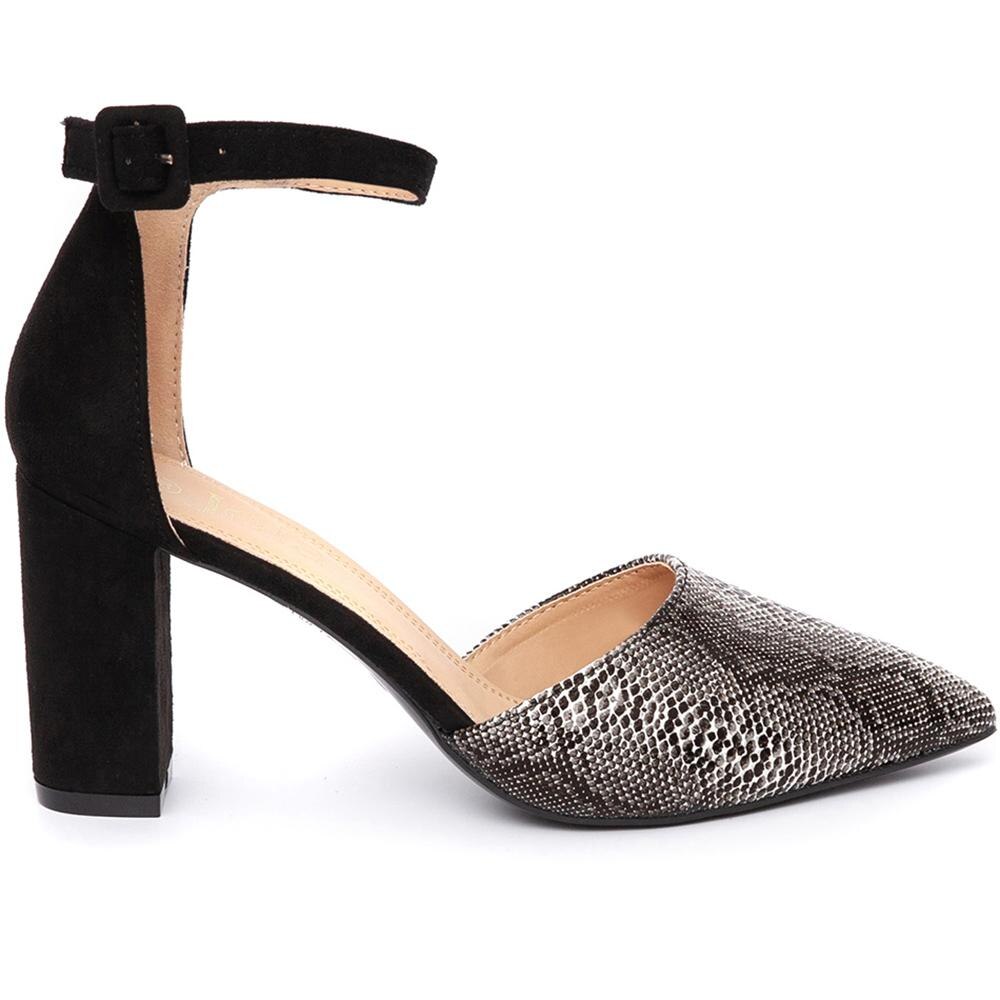 Pantofi dama Tassa, Negru/Gri, Negru/Gri