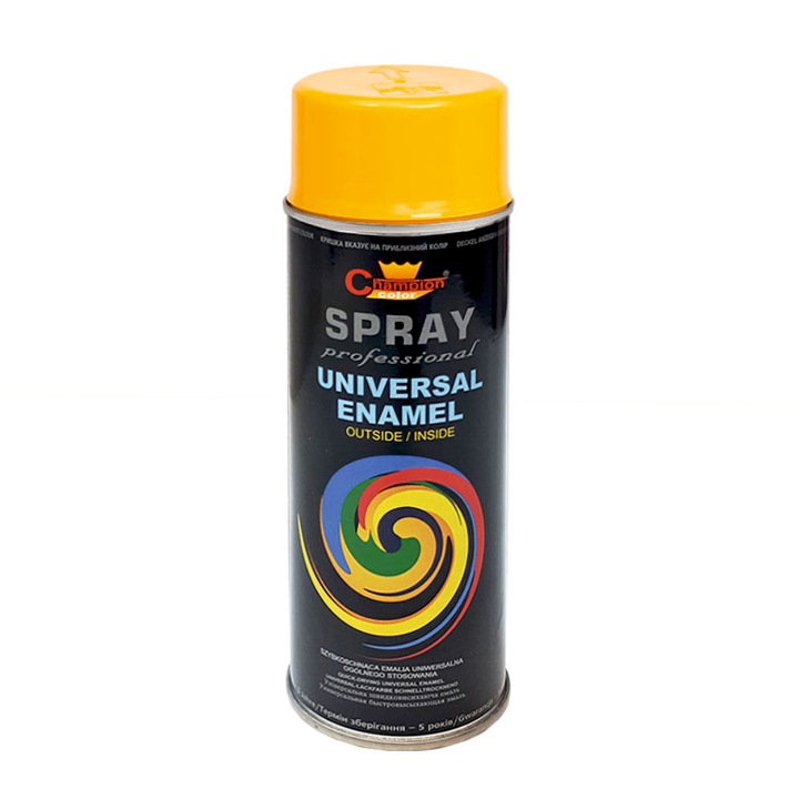 Spray vopsea, Champion Color, 400ML, galben deschis, RAL 1003