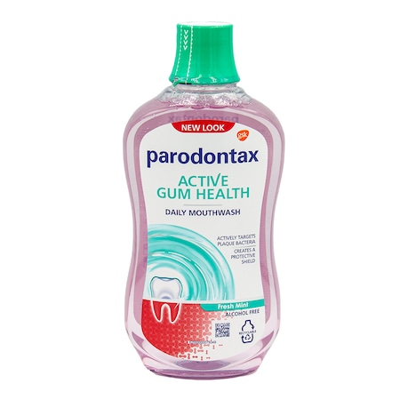 Apa de gura fara alcool parodontax Daily Gum Care Fresh Mint, 500 ml