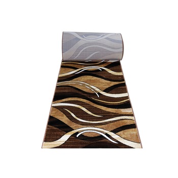 Traversa Covor Gold COLLECTION latime 80 cm -0845 maro/bej Traversa Covor Gold COLLECTION latime 80 cm -0845 maro/bej