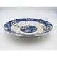 Set 6 farfurii flori, albastru, 20 cm