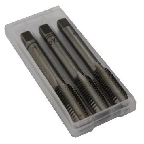 Set tarozi pentru filetare manuala,pas normal, DIN 352, HSS, 3 buc/set M14x2