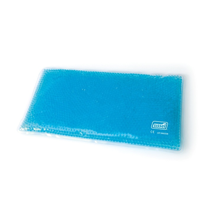 Compresa cald/rece cu gel perlat pentru terapie, dimensiuni 27 x 14 cm - Sissel Hot-Cold Pearl Relief Pack