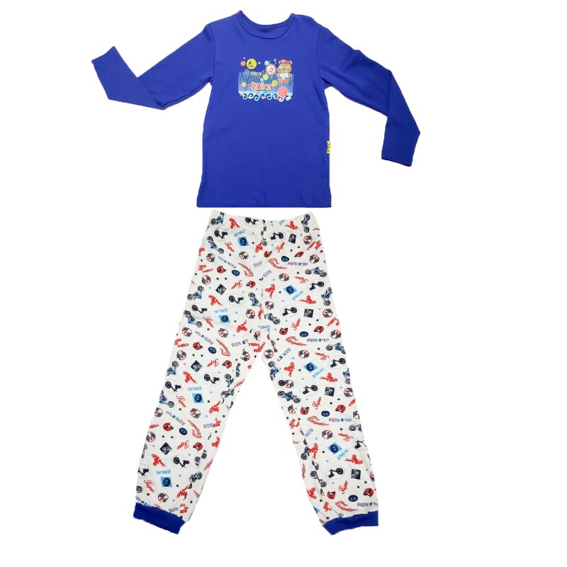 Pijama baieti Piticot, doua piese, Albastru