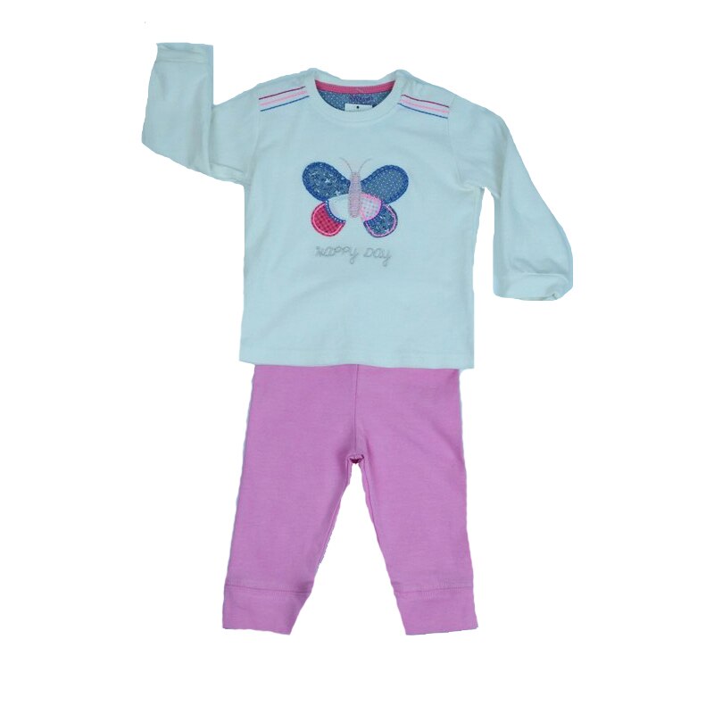 Pijama pentru fetite NN PJM1-R, Multicolor, 74 cm