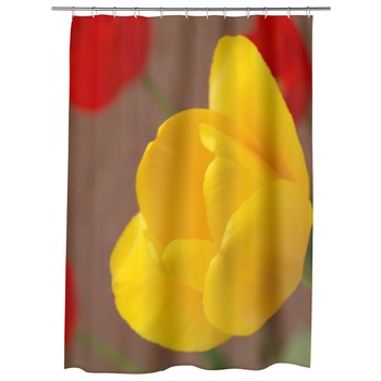 Perdea Dus, Cada, pentru Baie, Heartwork, Lalele inflorite, Model Multicolor, Decoratiuni Baie, 150 x 200 cm Perdea Dus, Cada, pentru Baie, Heartwork, Lalele inflorite, Model Multicolor, Decoratiuni Baie, 150 x 200 cm