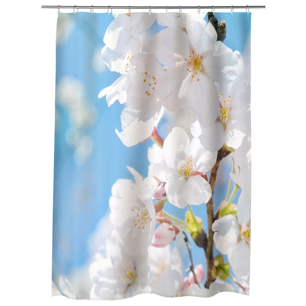 Perdea Dus, Cada, pentru Baie, Heartwork, Parfumul florilor, Model Multicolor, Decoratiuni Baie, 150 x 200 cm