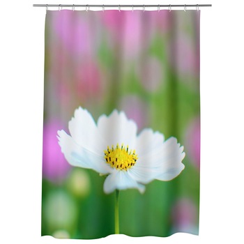 Perdea Dus, Cada, pentru Baie, Heartwork, Alb imaculat, Model Multicolor, Decoratiuni Baie, 150 x 200 cm Perdea Dus, Cada, pentru Baie, Heartwork, Alb imaculat, Model Multicolor, Decoratiuni Baie, 150 x 200 cm
