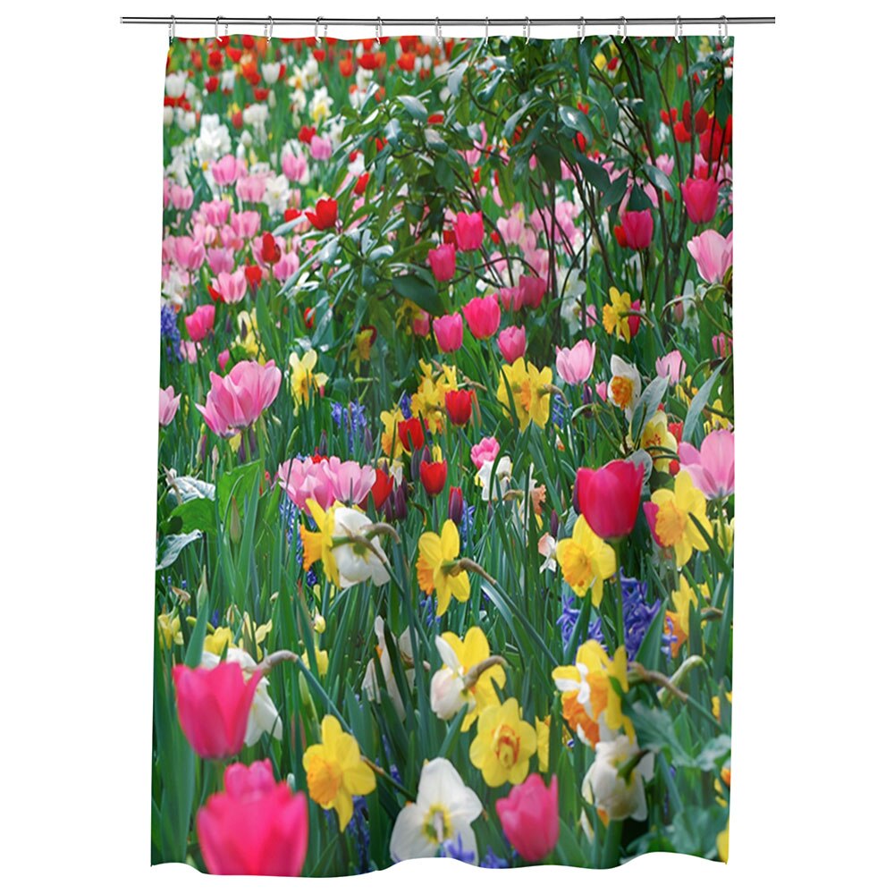 Perdea Dus, Cada, pentru Baie, Heartwork, Multicolor, Model Multicolor, Decoratiuni Baie, 150 x 200 cm