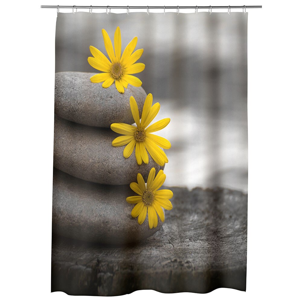 Perdea Dus, Cada, pentru Baie, Heartwork, Relaxare, Model Multicolor, Decoratiuni Baie, 150 x 200 cm