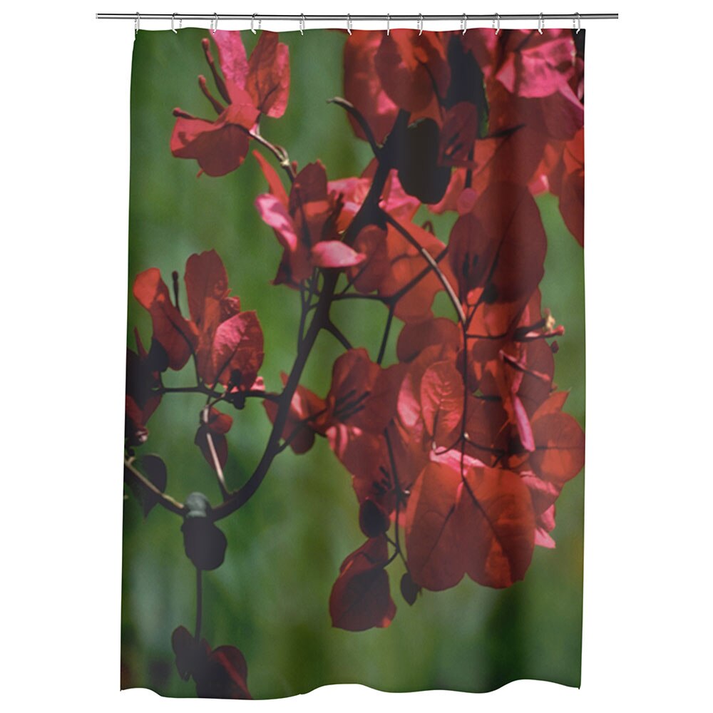 Perdea Dus, Cada, pentru Baie, Heartwork, Crenguta, Model Multicolor, Decoratiuni Baie, 150 x 200 cm