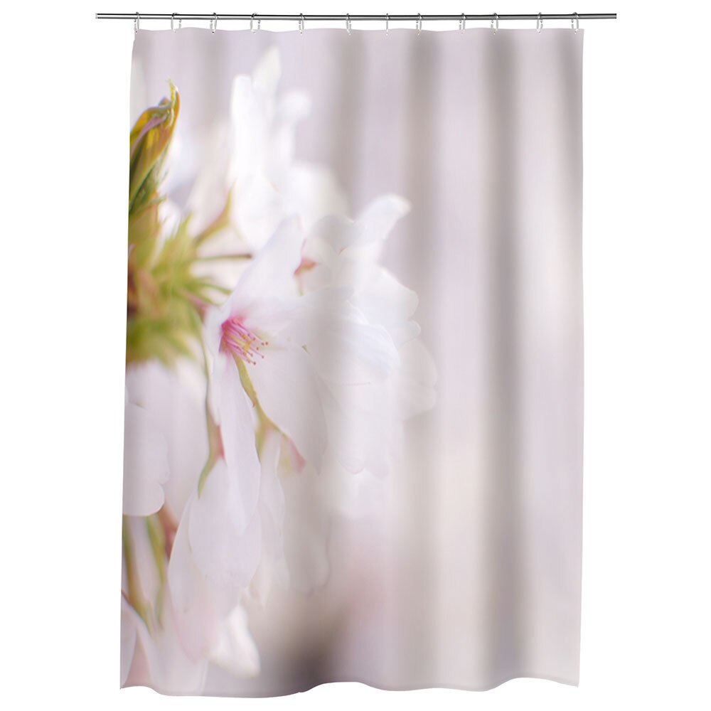 Perdea Dus, Cada, pentru Baie, Heartwork, Flori, Model Multicolor, Decoratiuni Baie, 150 x 200 cm
