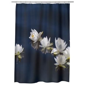 Perdea Dus, Cada, pentru Baie, Heartwork, Flori pe apa, Model Multicolor, Decoratiuni Baie, 150 x 200 cm Perdea Dus, Cada, pentru Baie, Heartwork, Flori pe apa, Model Multicolor, Decoratiuni Baie, 150 x 200 cm
