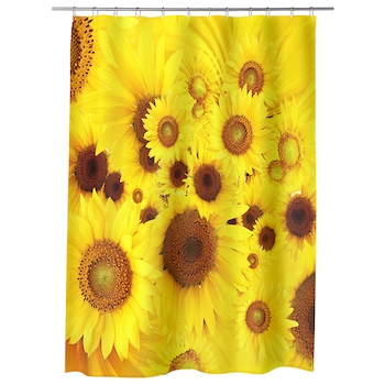 Perdea Dus, Cada, pentru Baie, Heartwork, Pui de floarea soarelui, Model Multicolor, Decoratiuni Baie, 150 x 200 cm Perdea Dus, Cada, pentru Baie, Heartwork, Pui de floarea soarelui, Model Multicolor, Decoratiuni Baie, 150 x 200 cm