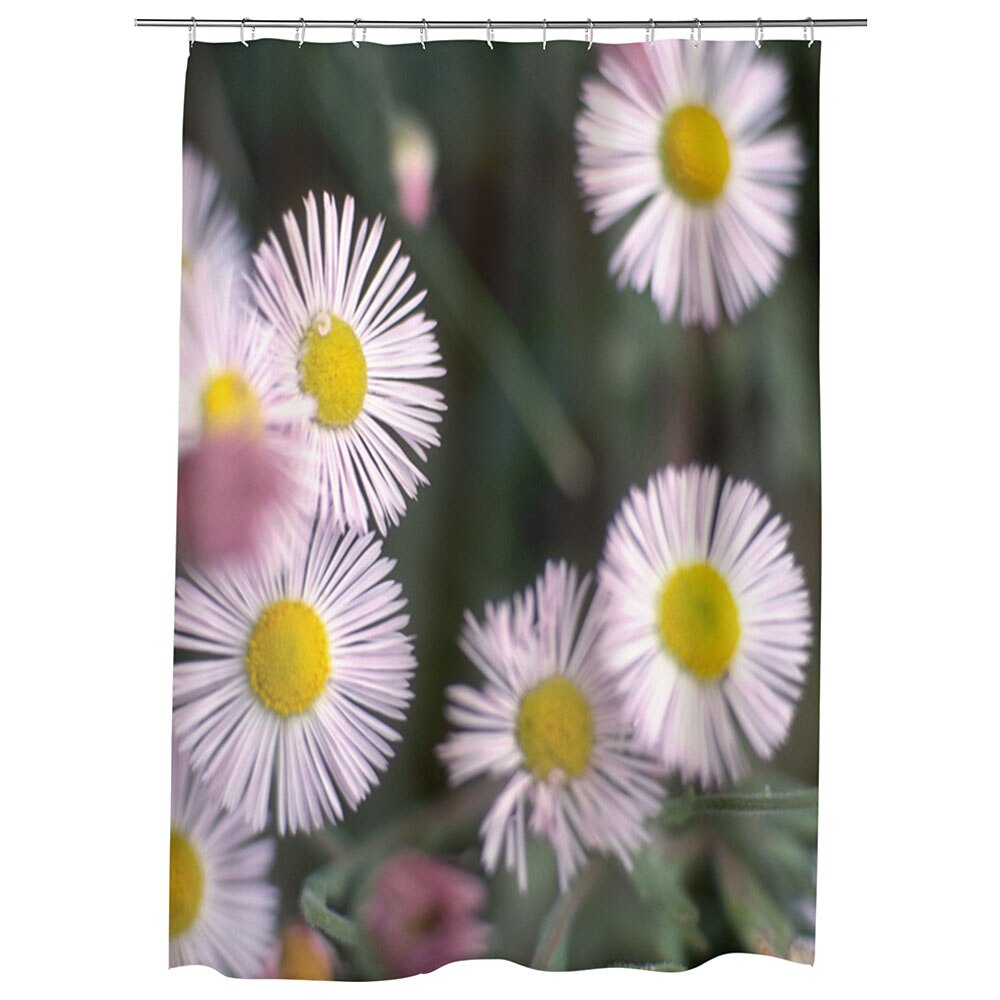 Perdea Dus, Cada, pentru Baie, Heartwork, Flori de vara, Model Multicolor, Decoratiuni Baie, 150 x 200 cm