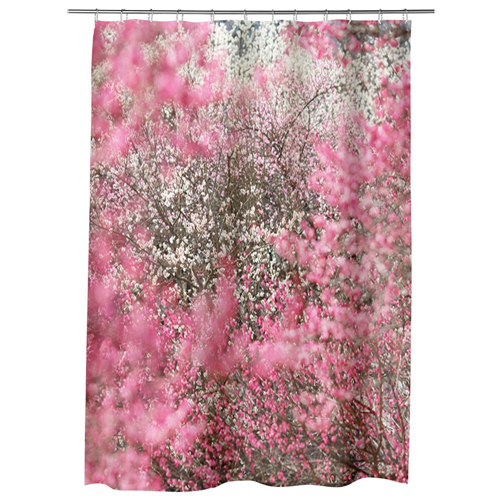 Perdea Dus, Cada, pentru Baie, Heartwork, Ninge cu petale, Model Multicolor, Decoratiuni Baie, 150 x 200 cm
