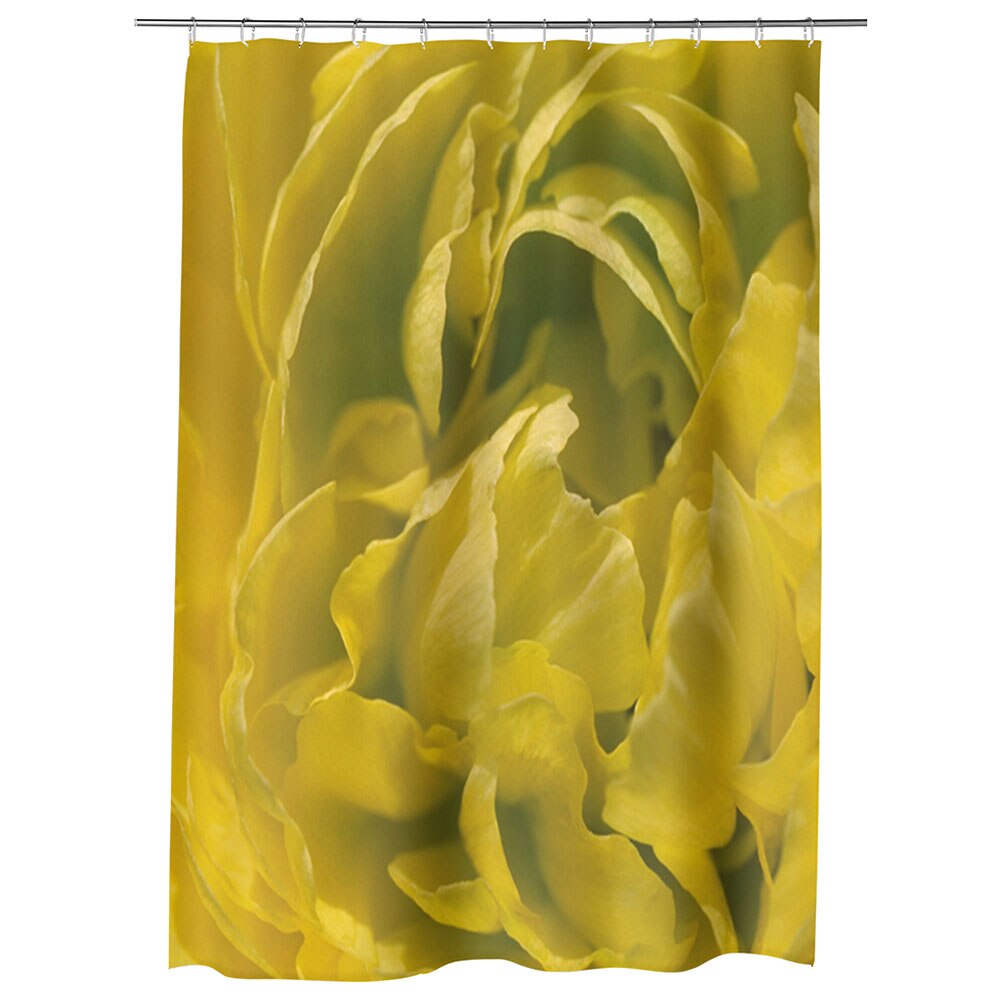 Perdea Dus, Cada, pentru Baie, Heartwork, Petale aglomerate, Model Multicolor, Decoratiuni Baie, 150 x 200 cm