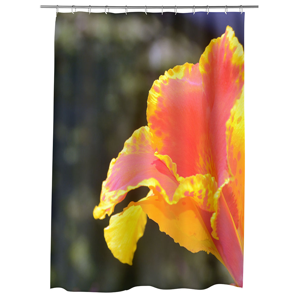 Perdea Dus, Cada, pentru Baie, Heartwork, Floricica in lumina soarelui, Model Multicolor, Decoratiuni Baie, 150 x 200 cm