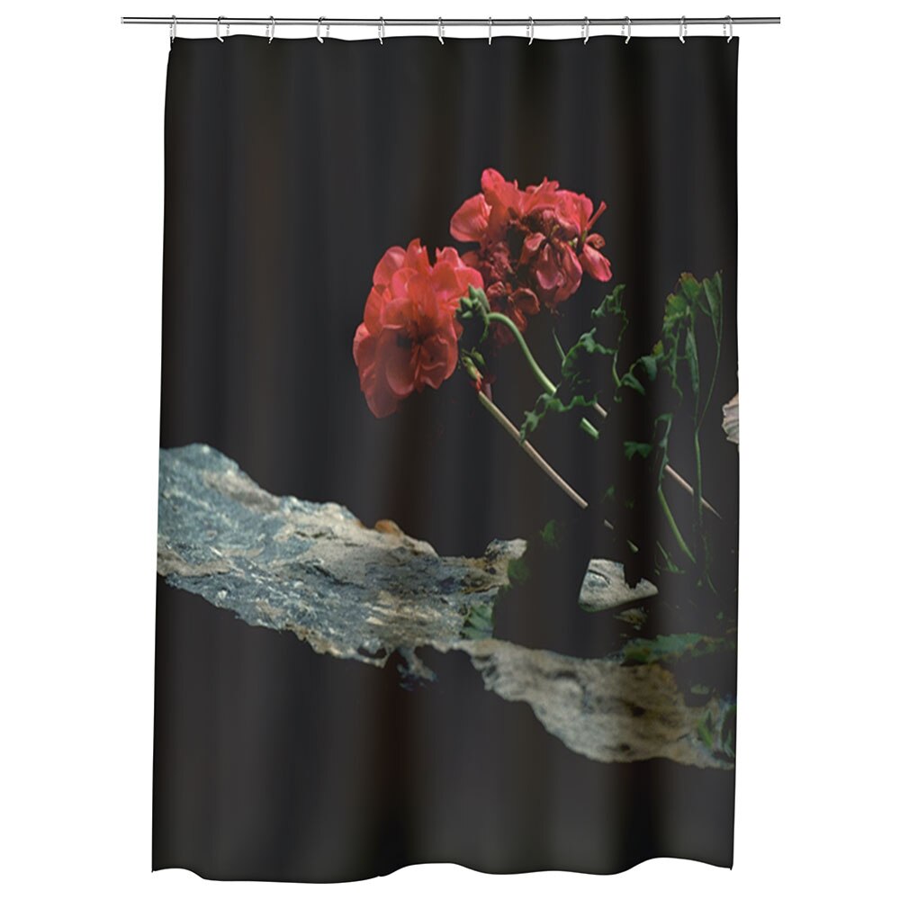 Perdea Dus, Cada, pentru Baie, Heartwork, Inflorite, Model Multicolor, Decoratiuni Baie, 150 x 200 cm
