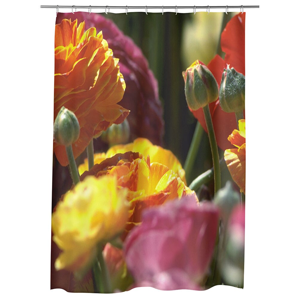 Perdea Dus, Cada, pentru Baie, Heartwork, Culori pale, Model Multicolor, Decoratiuni Baie, 150 x 200 cm